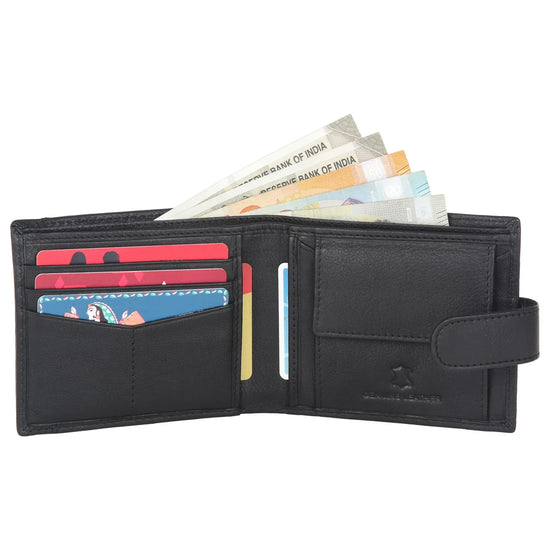 SEOUL RFID Protected Leather Wallet for Men - WILDHORN