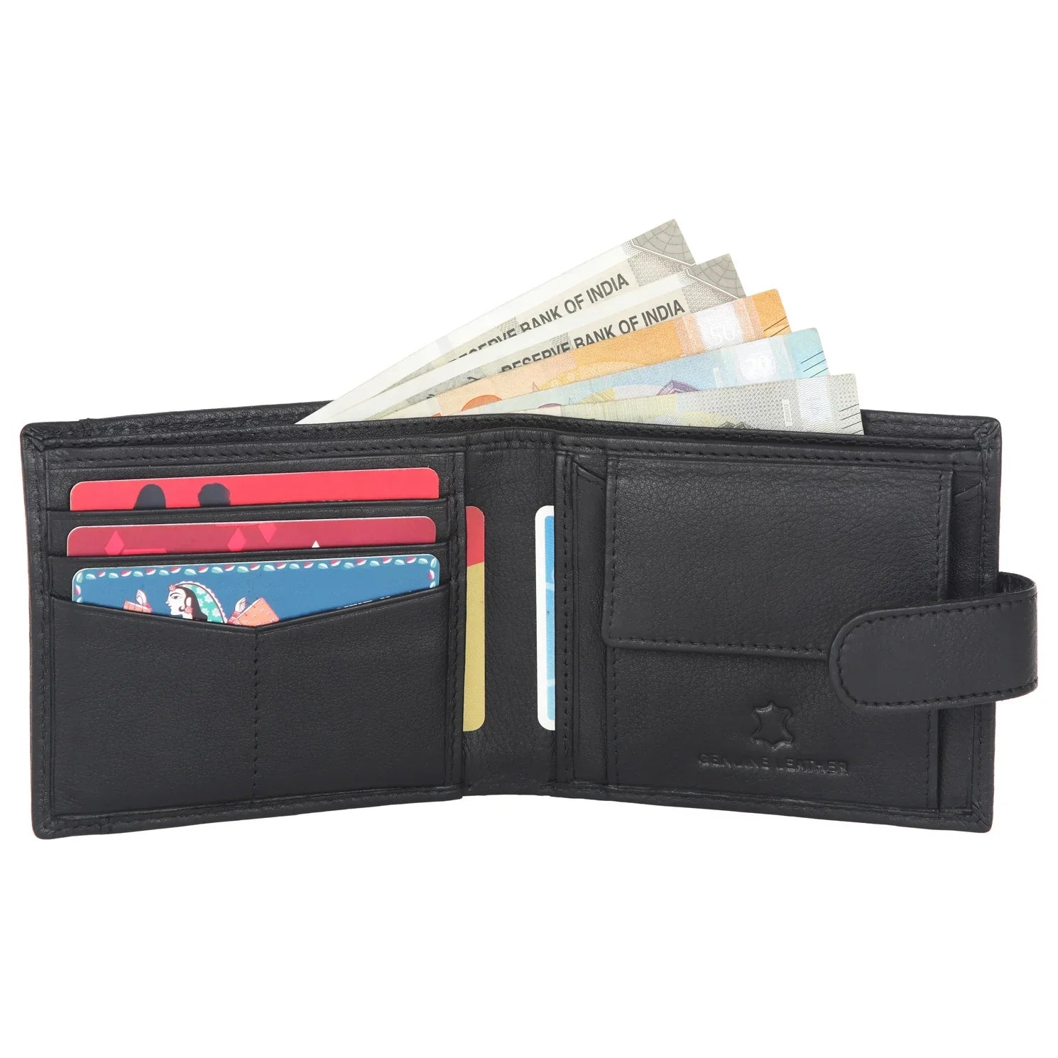SEOUL RFID Protected Leather Wallet for Men - WILDHORN