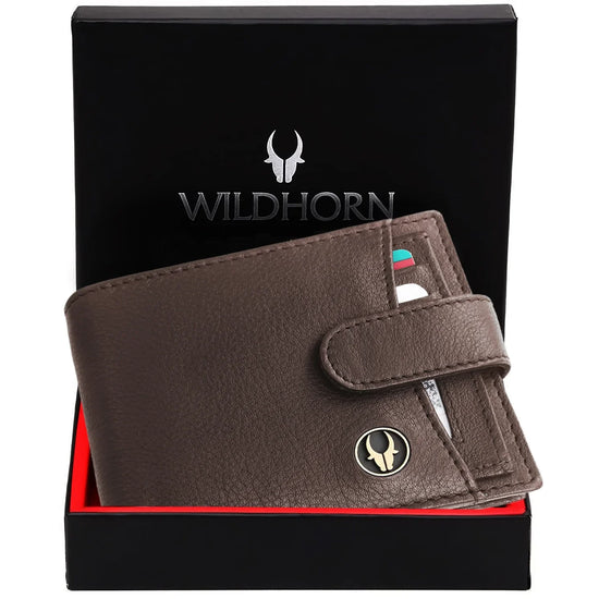 SEOUL RFID Protected Leather Wallet for Men - WILDHORN