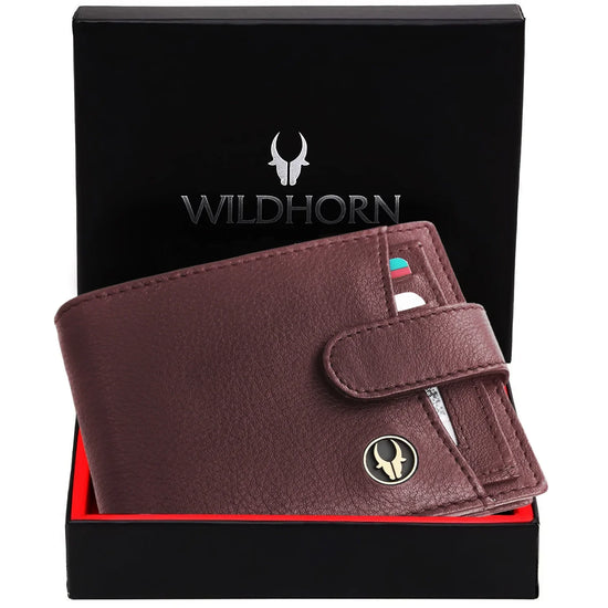 SEOUL RFID Protected Leather Wallet for Men - WILDHORN