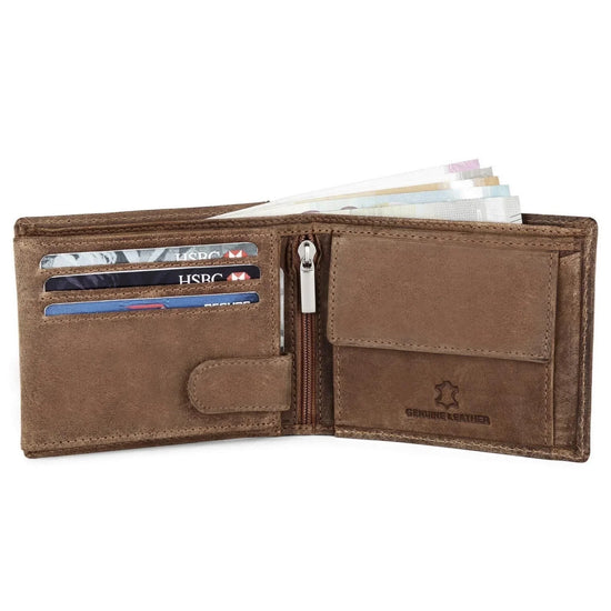 SHELBY RFID Protected Leather Wallet for Men - WILDHORN