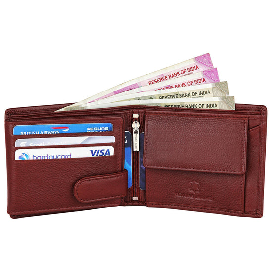 SHELBY RFID Protected Leather Wallet for Men - WILDHORN