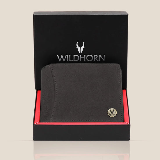 SHELBY RFID Protected Leather Wallet for Men - WILDHORN