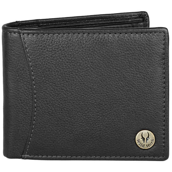 SHELBY RFID Protected Leather Wallet for Men - WILDHORN