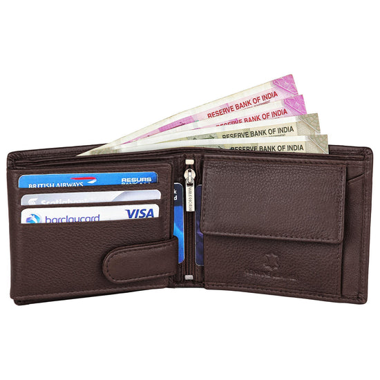 SHELBY RFID Protected Leather Wallet for Men - WILDHORN