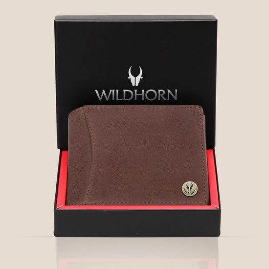 SHELBY RFID Protected Leather Wallet for Men - WILDHORN