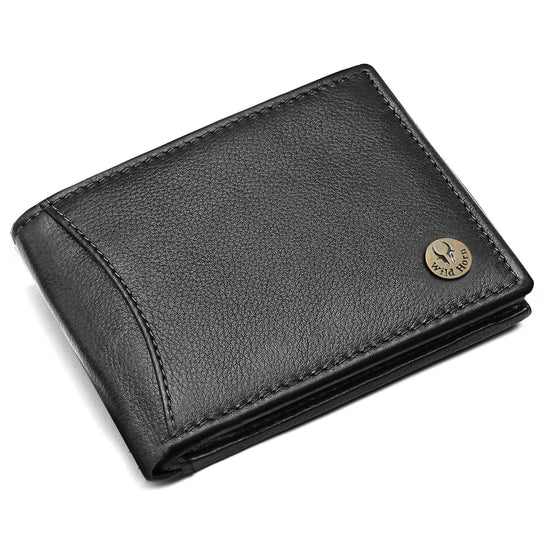 SHELBY RFID Protected Leather Wallet for Men - WILDHORN