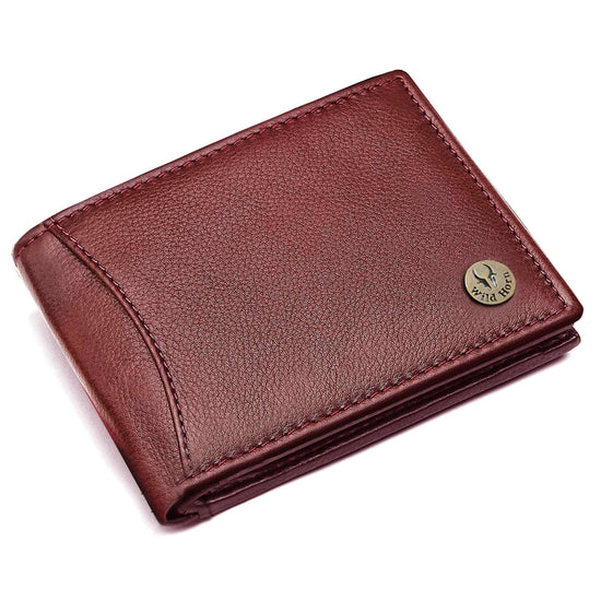 SHELBY RFID Protected Leather Wallet for Men - WILDHORN
