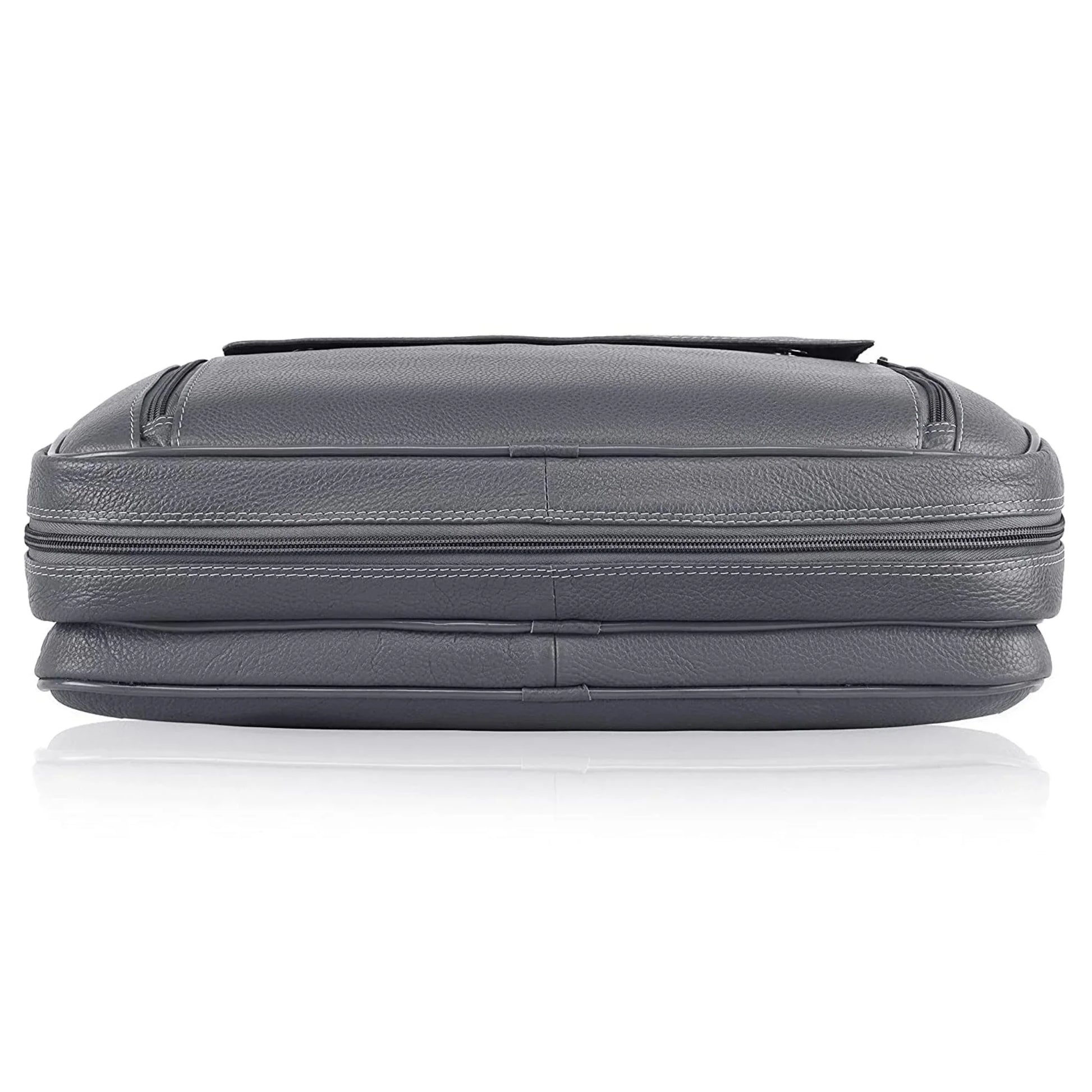 SPENCER Leather Laptop Messenger Bag for Men - WILDHORN