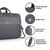 SPENCER Leather Laptop Messenger Bag for Men - WILDHORN