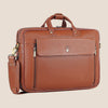 SPENCER Leather Laptop Messenger Bag for Men - WILDHORN