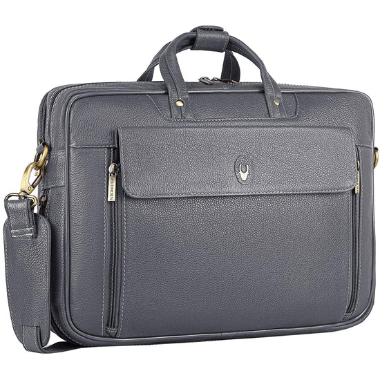 SPENCER Leather Laptop Messenger Bag for Men - WILDHORN