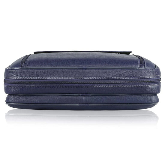 SPENCER Leather Laptop Messenger Bag for Men - WILDHORN