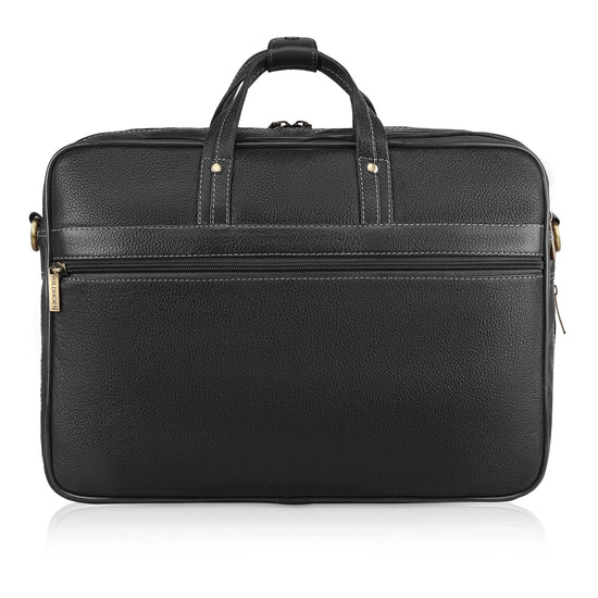 SPENCER Leather Laptop Messenger Bag for Men - WILDHORN