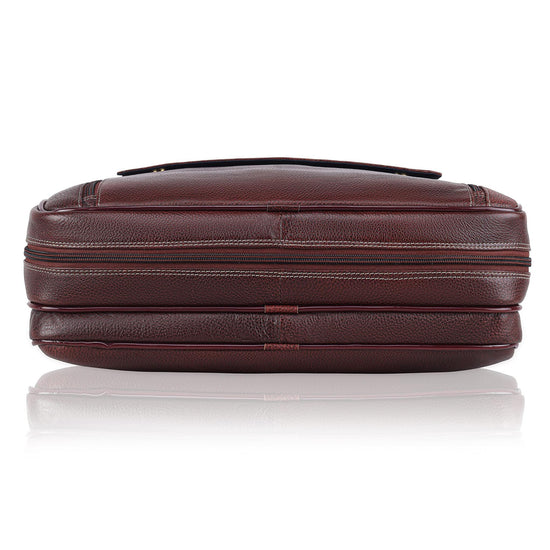 SPENCER Leather Laptop Messenger Bag for Men - WILDHORN