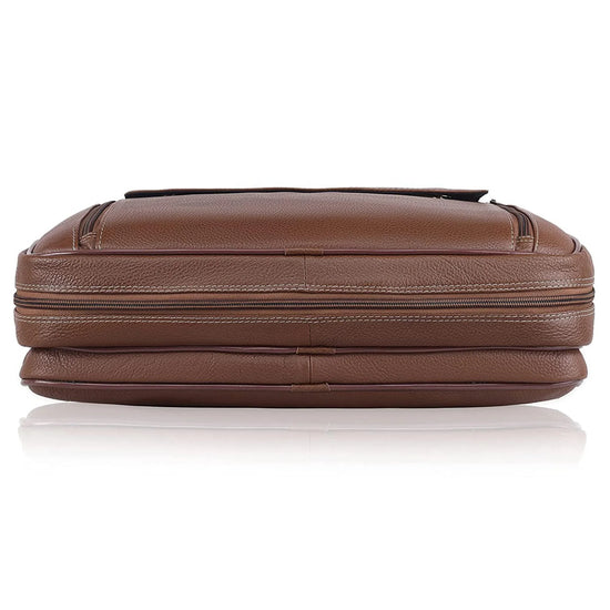 SPENCER Leather Laptop Messenger Bag for Men - WILDHORN