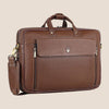 SPENCER Leather Laptop Messenger Bag for Men - WILDHORN