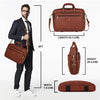 STANFORD Leather Laptop Messenger Bag for Men - WILDHORN