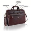 STANFORD Leather Laptop Messenger Bag for Men - WILDHORN