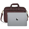 STANFORD Leather Laptop Messenger Bag for Men - WILDHORN