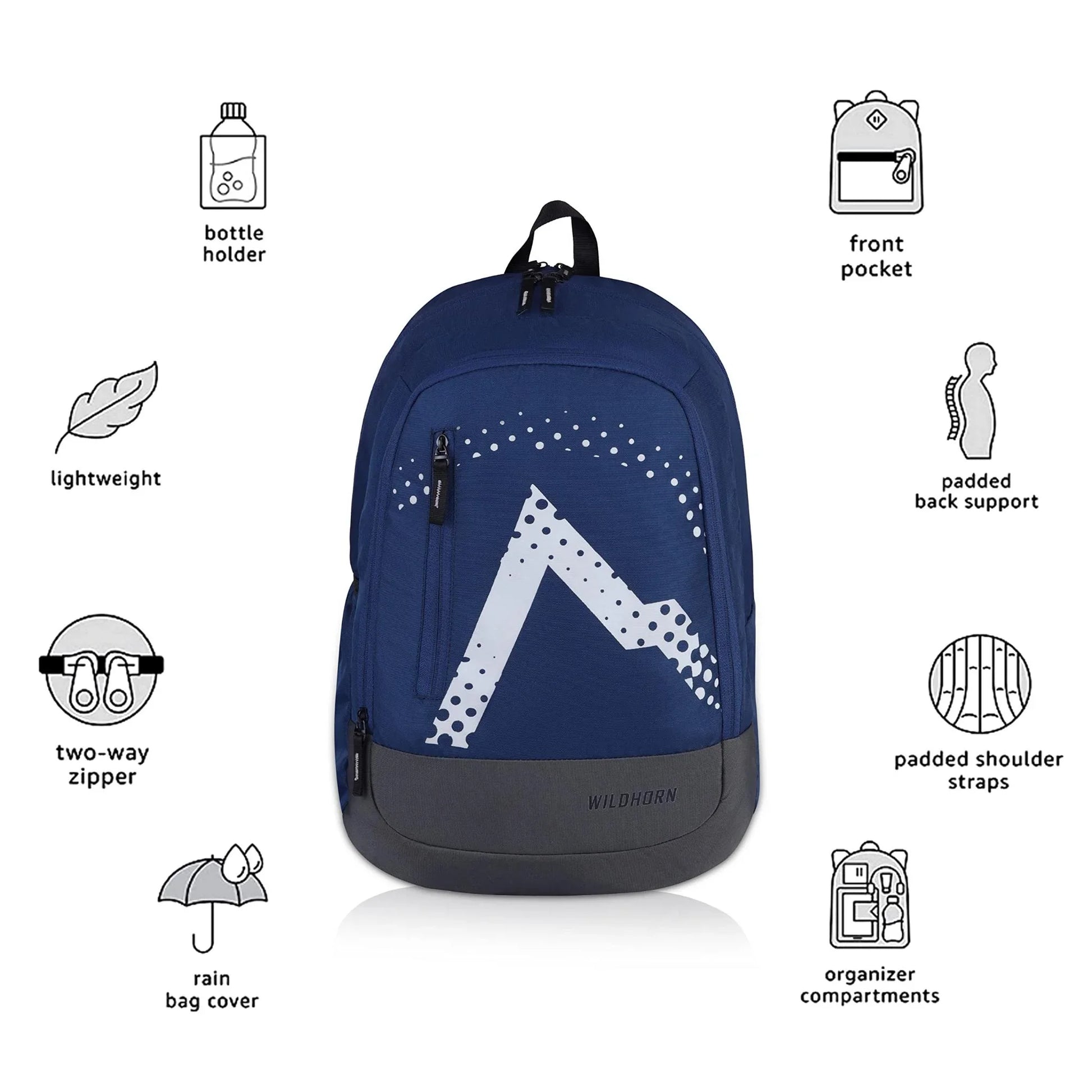 TARANTO Laptop Backpack for Men & Women - WILDHORN