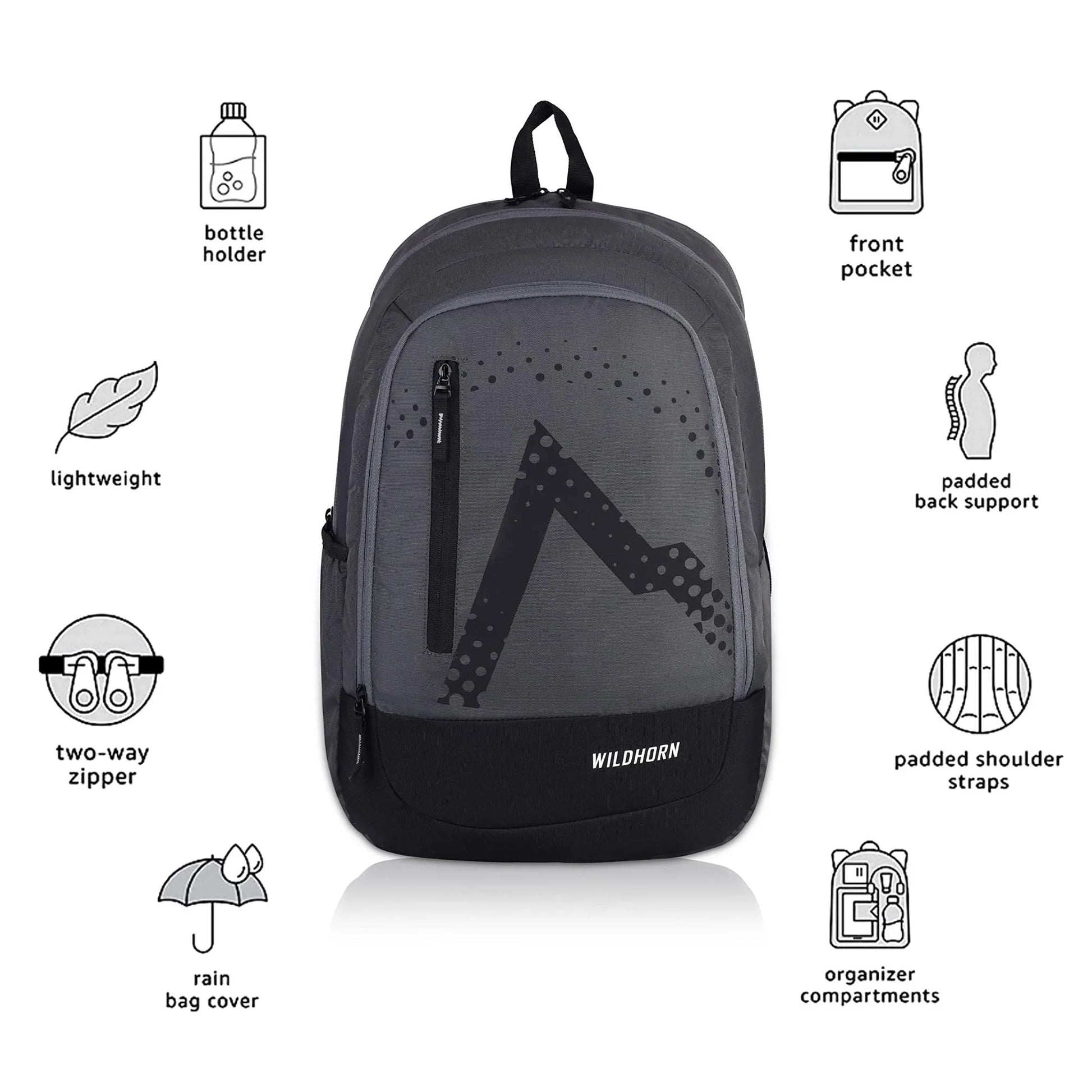 TARANTO Laptop Backpack for Men & Women - WILDHORN