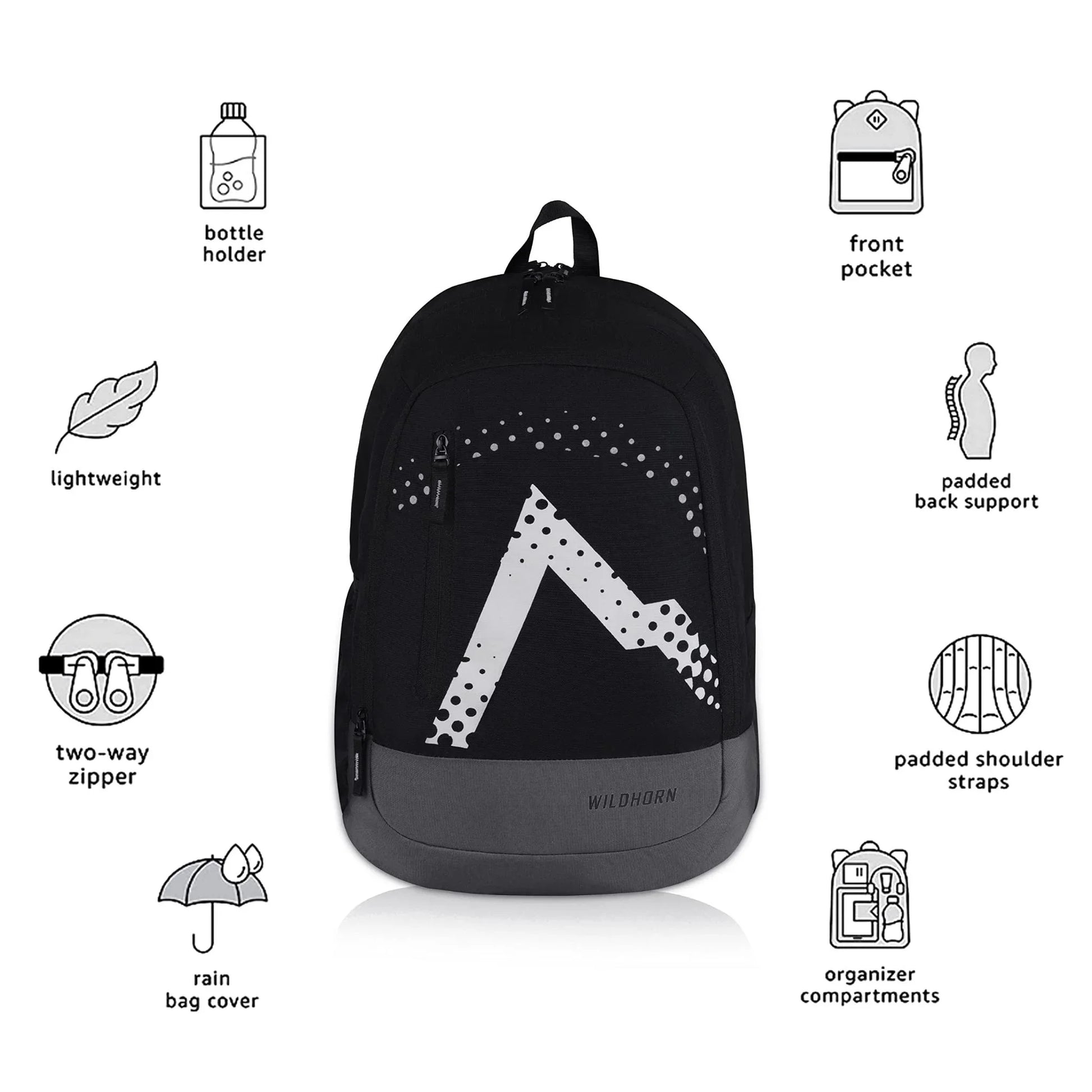 TARANTO Laptop Backpack for Men & Women - WILDHORN