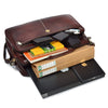 VERMONT Leather Laptop Messenger Bag for Men - WILDHORN