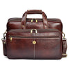 VERMONT Leather Laptop Messenger Bag for Men - WILDHORN