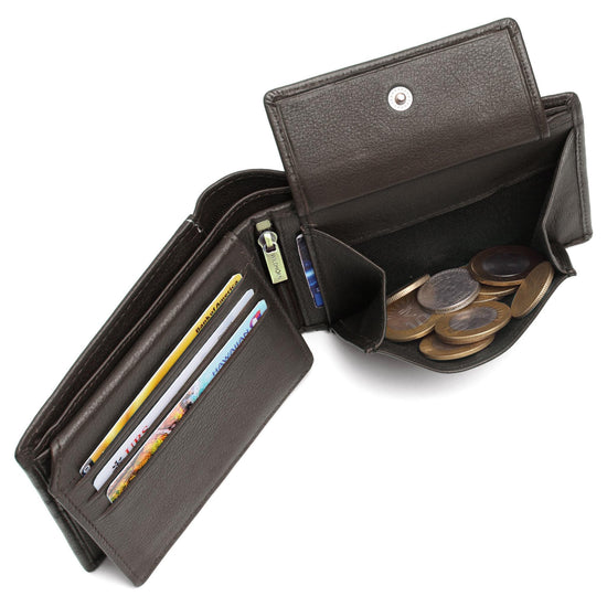 WALTER RFID Protected Leather Wallet for Men - WILDHORN