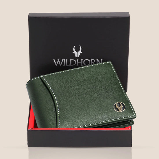 WALTER RFID Protected Leather Wallet for Men - WILDHORN