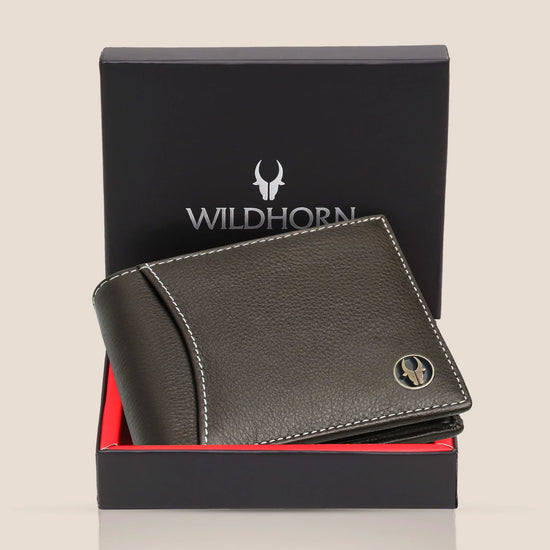 WALTER RFID Protected Leather Wallet for Men - WILDHORN