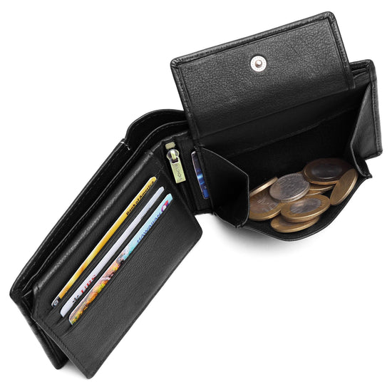 WALTER RFID Protected Leather Wallet for Men - WILDHORN