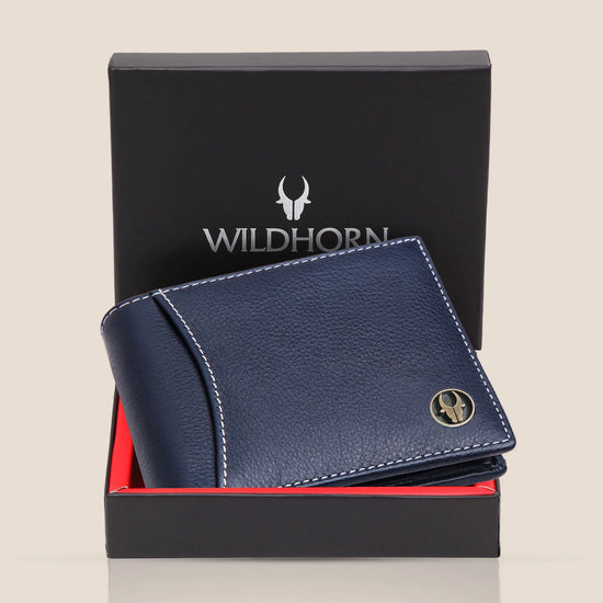 WALTER RFID Protected Leather Wallet for Men - WILDHORN