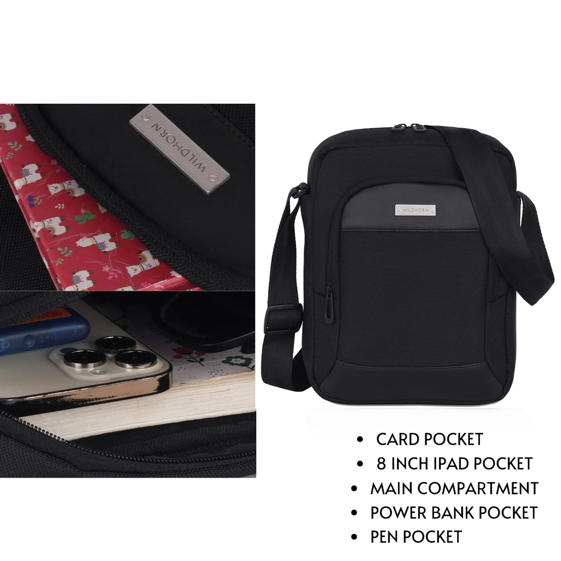 WEST COAST Crossbody Shoulder Chest Bag for Men & Women - WILDHORN