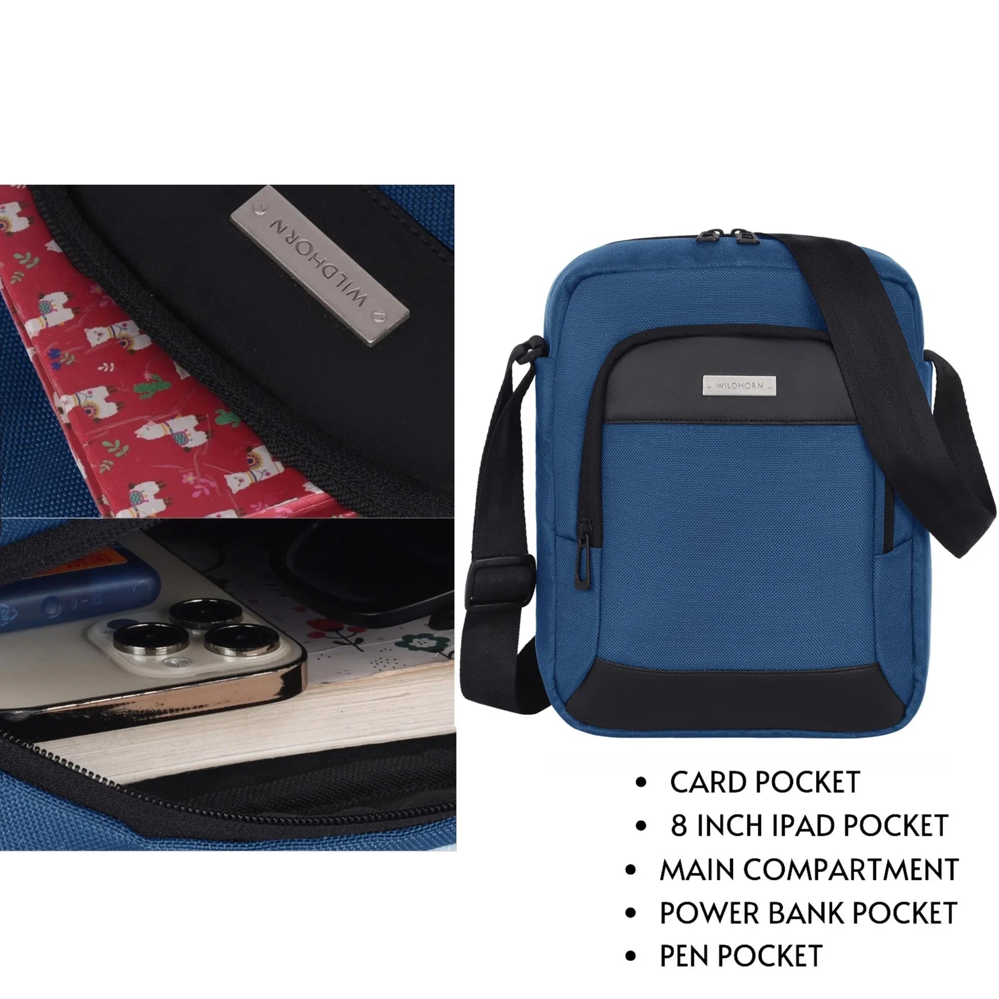 WEST COAST Crossbody Shoulder Chest Bag for Men & Women - WILDHORN