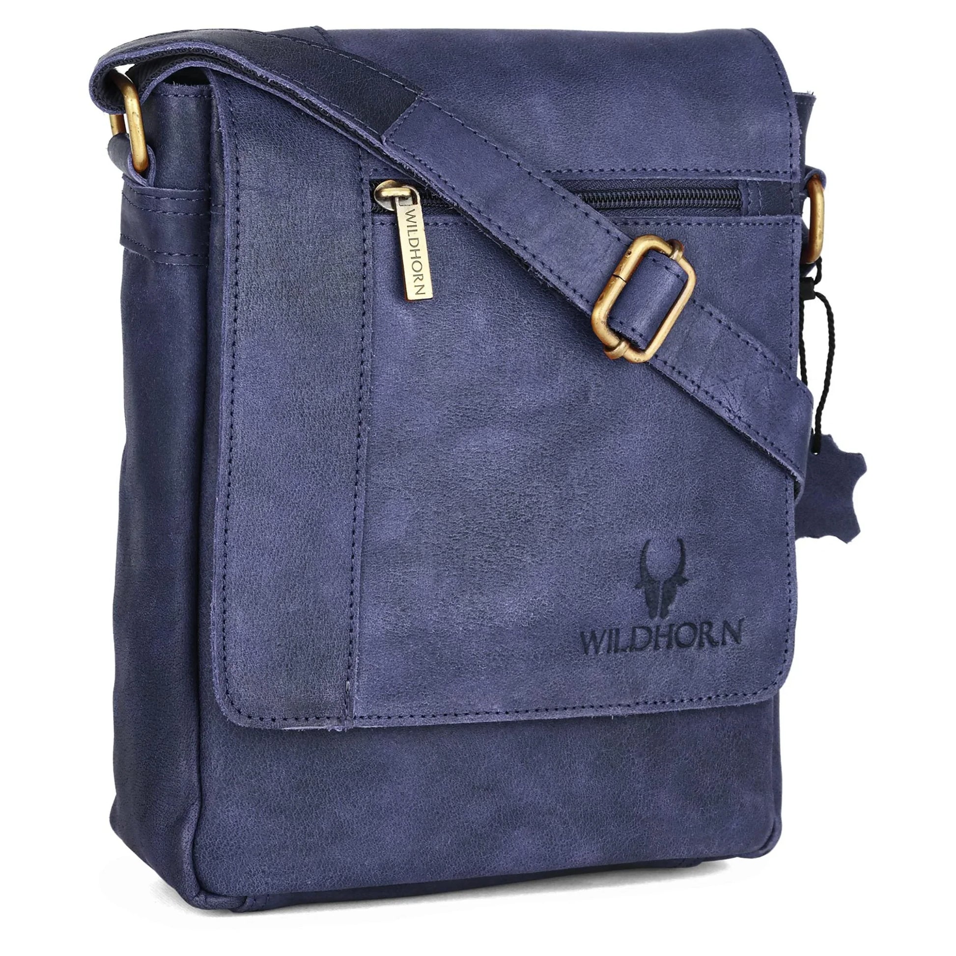WHITEFIELD Leather Sling Bag for Men - WILDHORN