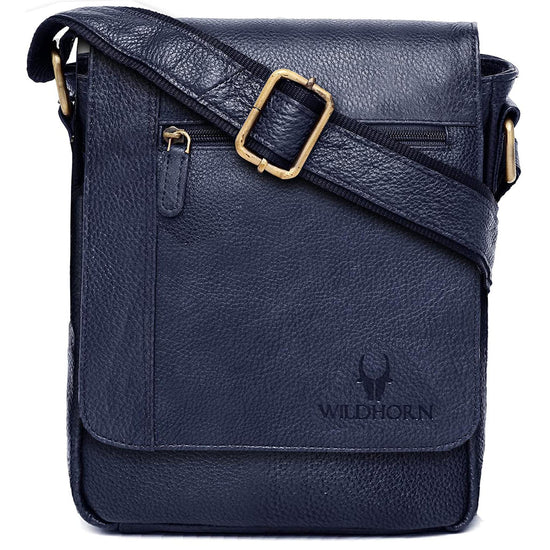 WHITEFIELD Leather Sling Bag for Men - WILDHORN