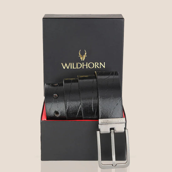 WILDHORN Formal Leather Belt for Men - WILDHORN