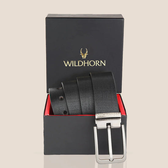 WILDHORN Formal Leather Belt for Men - WILDHORN