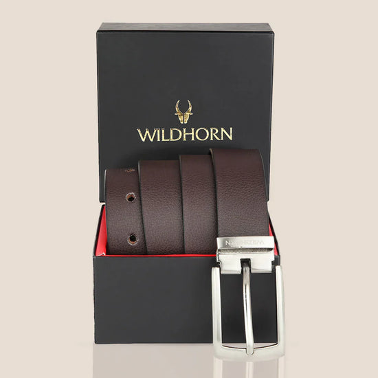 WILDHORN Formal Leather Belt for Men - WILDHORN
