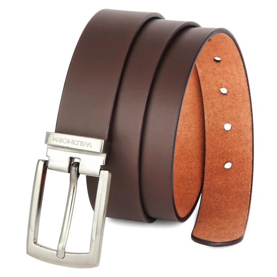 WILDHORN Formal Leather Belt for Men - WILDHORN