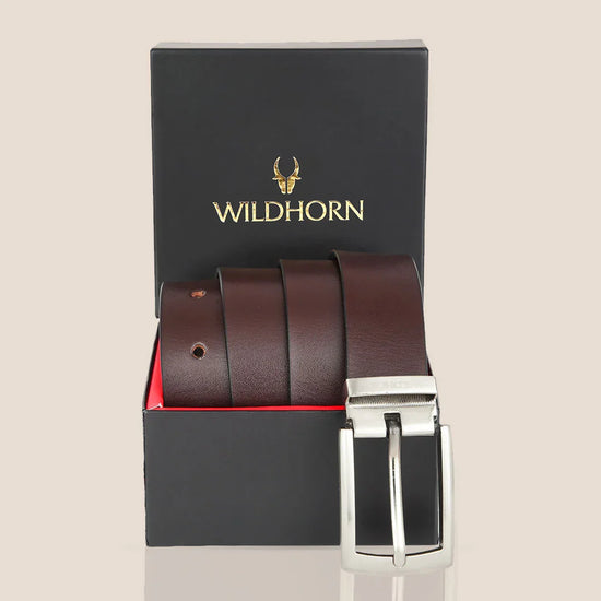 WILDHORN Formal Leather Belt for Men - WILDHORN