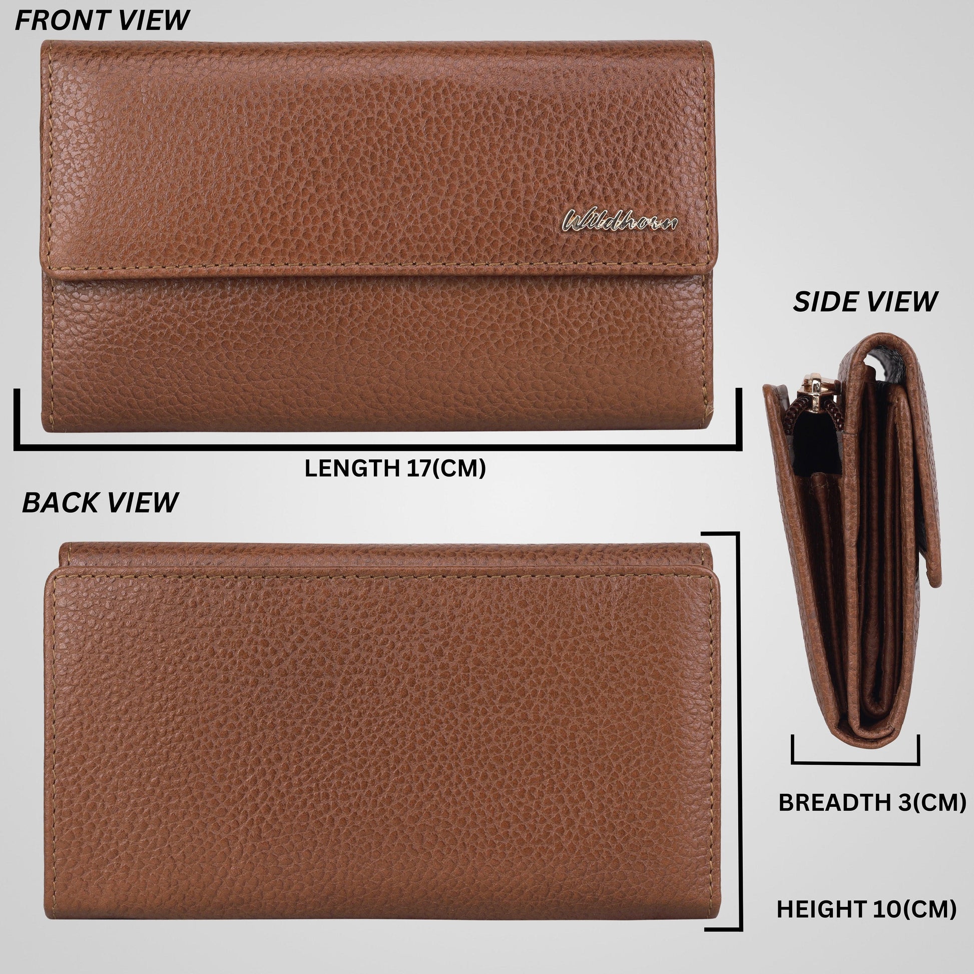 WildHorn Ladies Leather Purse - WILDHORN