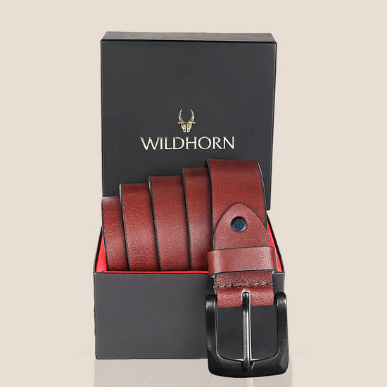 WILDHORN Premium Leather Belt for Men - WILDHORN