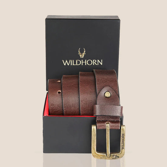 WILDHORN Premium Leather Belt for Men - WILDHORN
