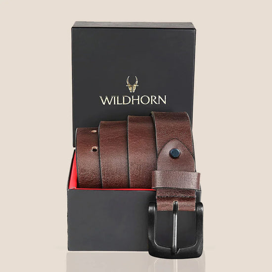 WILDHORN Premium Leather Belt for Men - WILDHORN