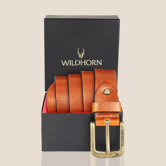WILDHORN Premium Leather Belt for Men - WILDHORN
