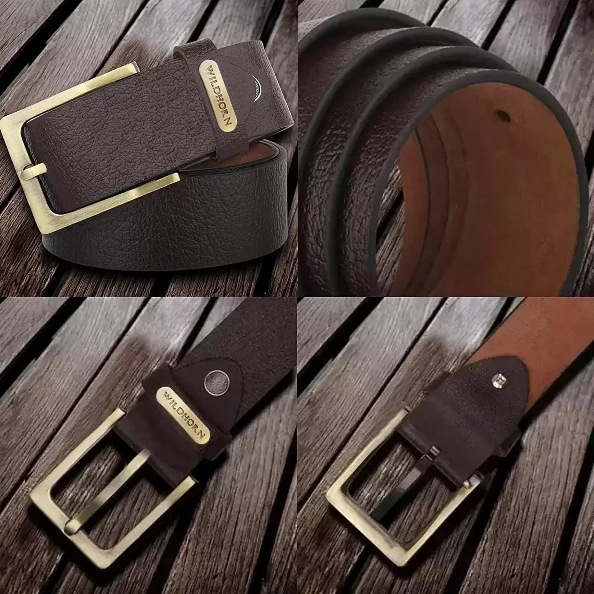WILDHORN Premium Leather Belt for Men - WILDHORN