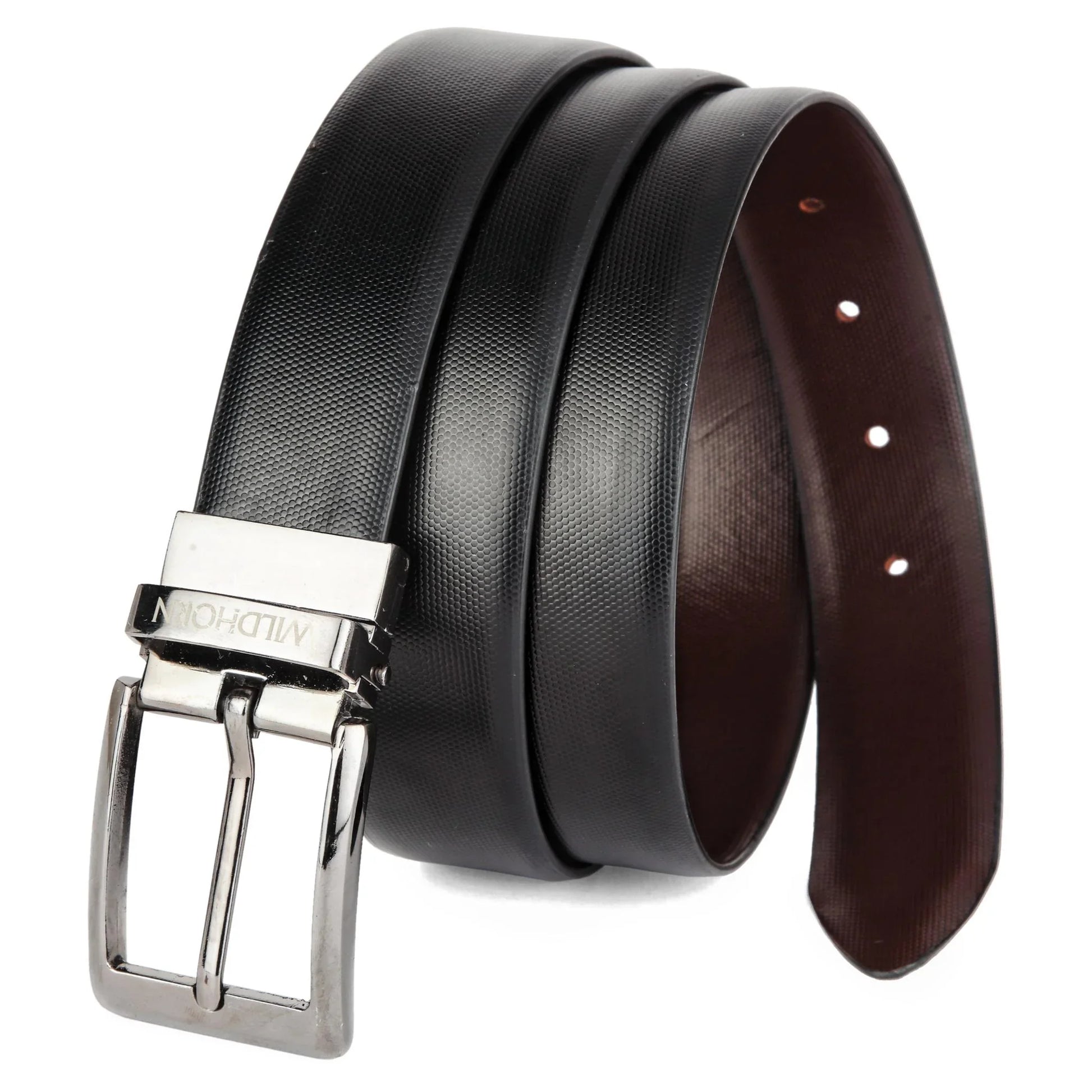 WILDHORN Premium Reversible Leather Belt for Men - WILDHORN